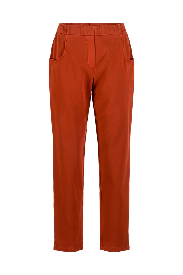 Hose 408 - Elastischer Baumwoll Moleskin - 252ROOIBOS - 60240710016