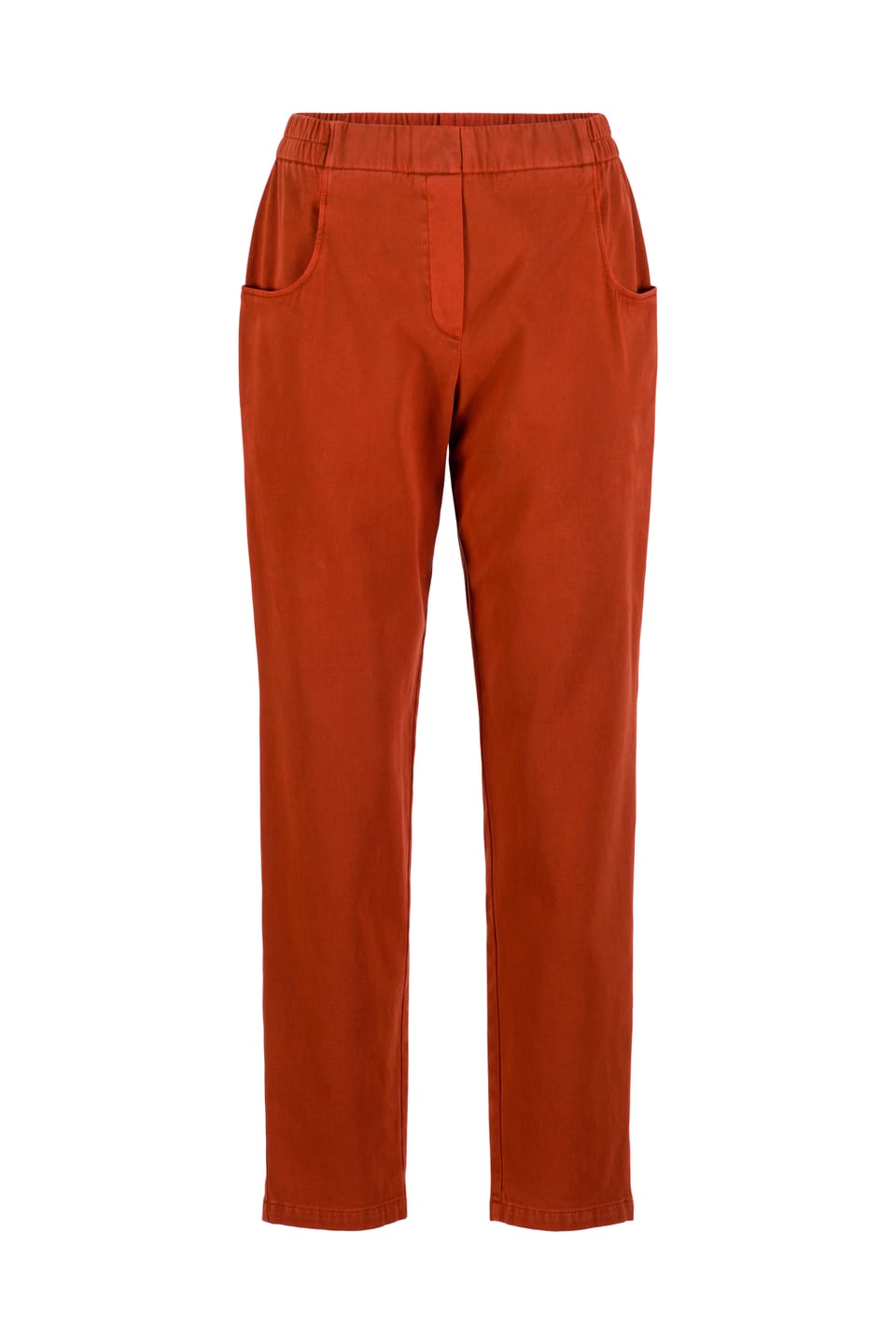 Trousers 408 - Cotton moleskin with stretch - 252ROOIBOS - 60240710016