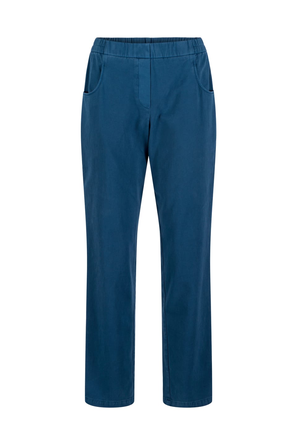 Trousers 408 - Cotton moleskin with stretch - 562INK - 60240710016