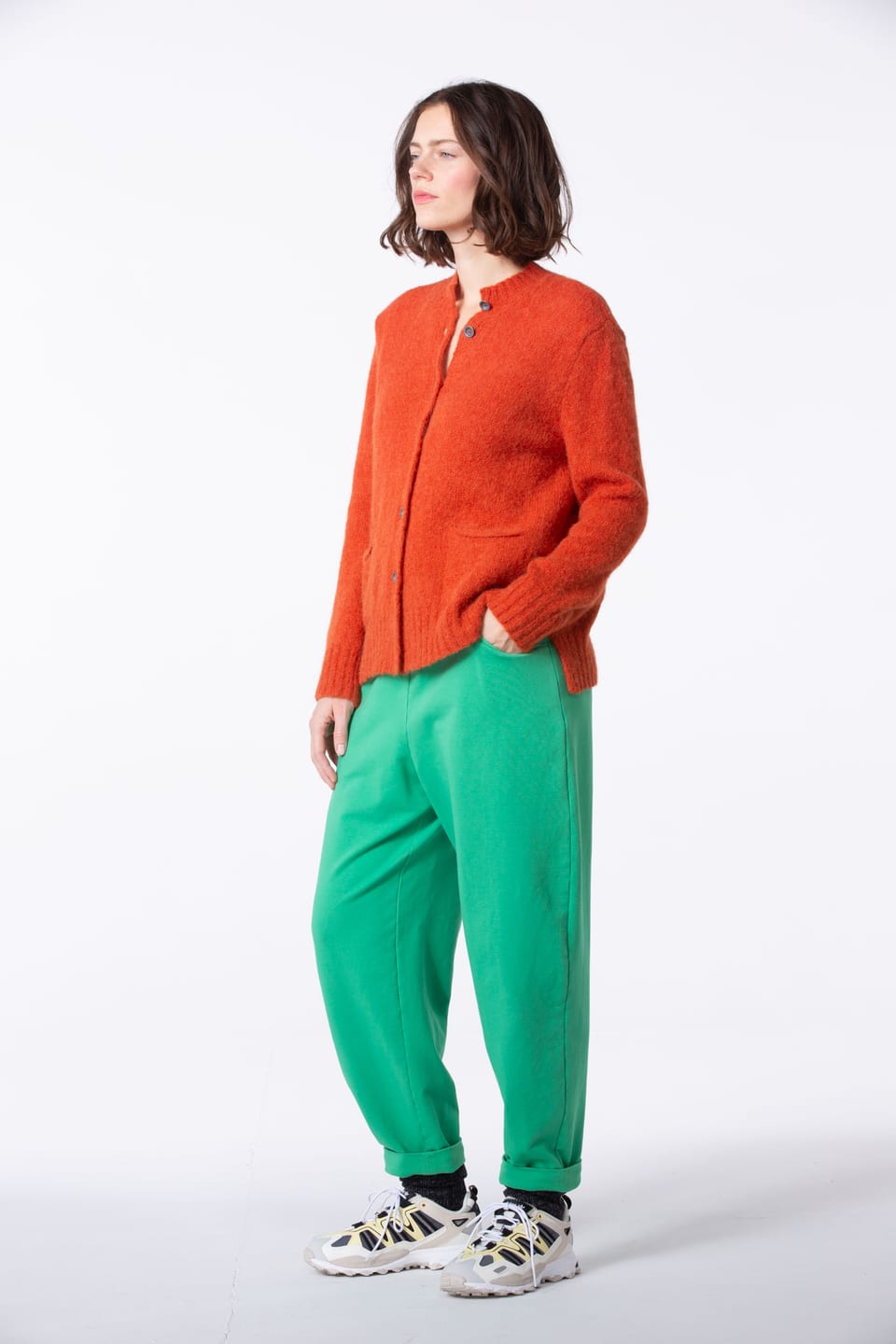 Broek 409 - Katoenen sweatstof - 640PLANTS - 60240710017
