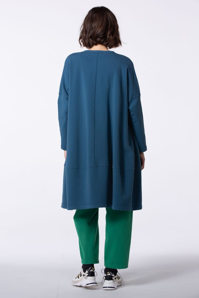 Dress 402 - Cotton sweat with stretch - 560INK - 60240710019