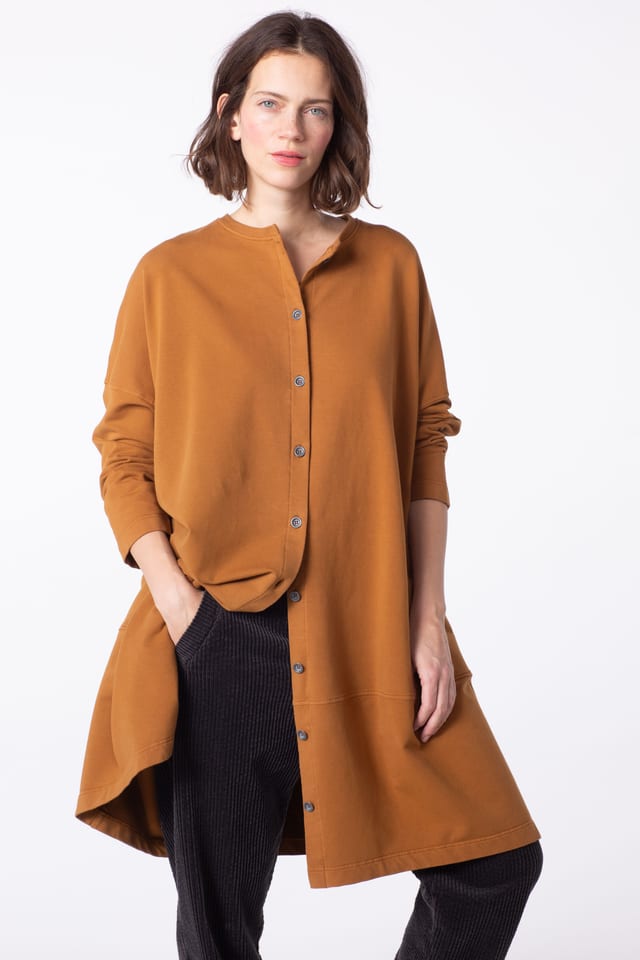 Dress 402 - Cotton sweat with stretch - 850SISAL - 60240710019