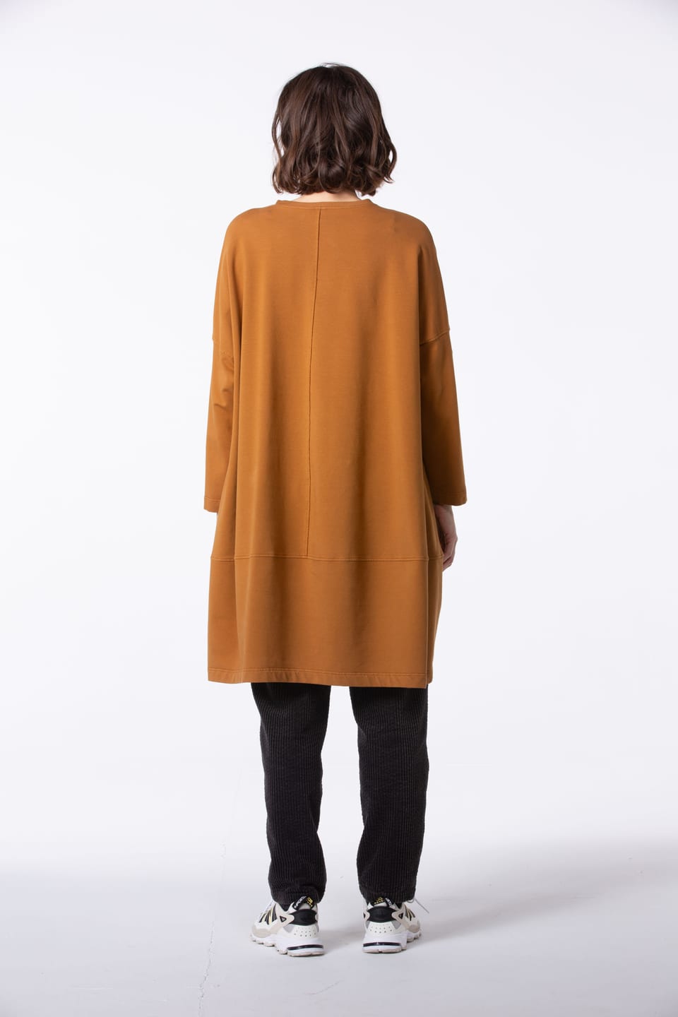 Dress 402 - Cotton sweat with stretch - 850SISAL - 60240710019