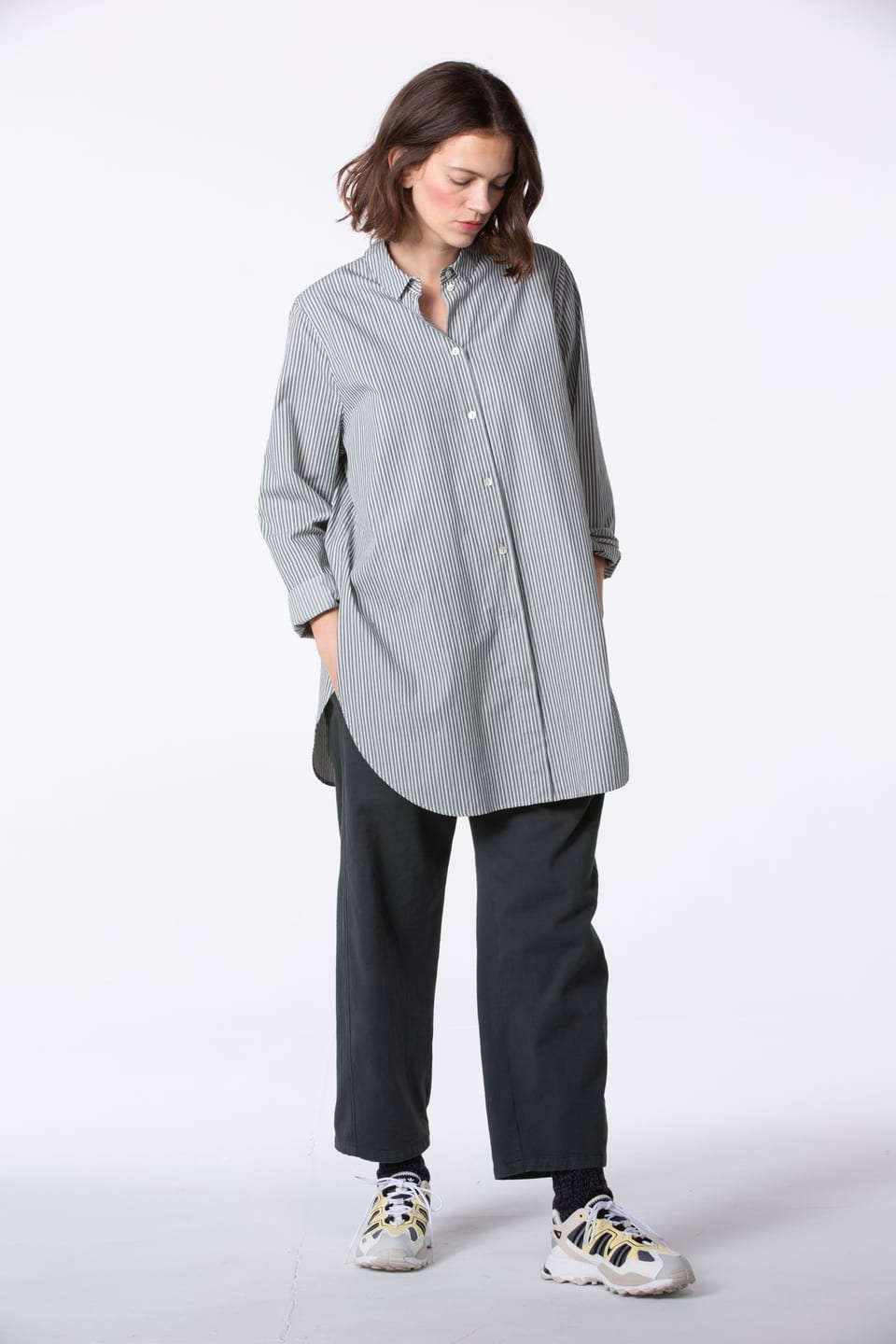 Bluse 404 - Reine Baumwolle - 590JUNIPER - 60240710021