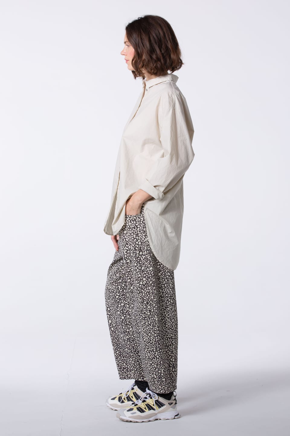 Blouse 406 - Cotton poplin - 120ECRU - 60240710024