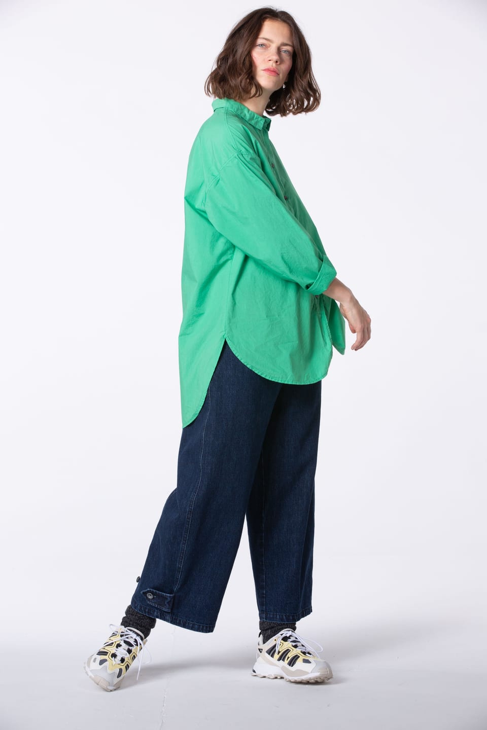 Blouse 406 - Cotton poplin - 640PLANTS - 60240710024
