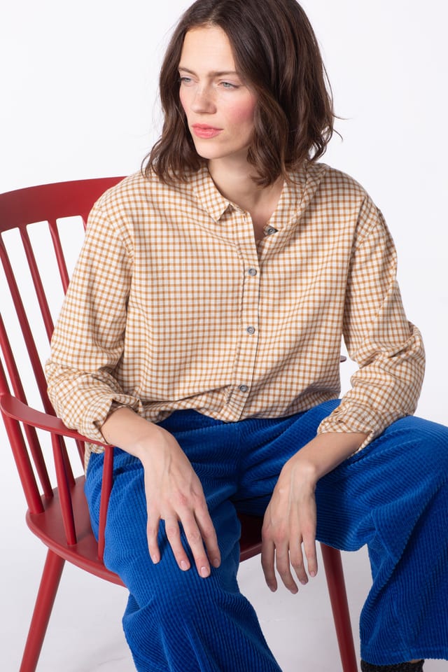 Bluse 408 wash - Reine Baumwolle - 850SISAL - 60240710028