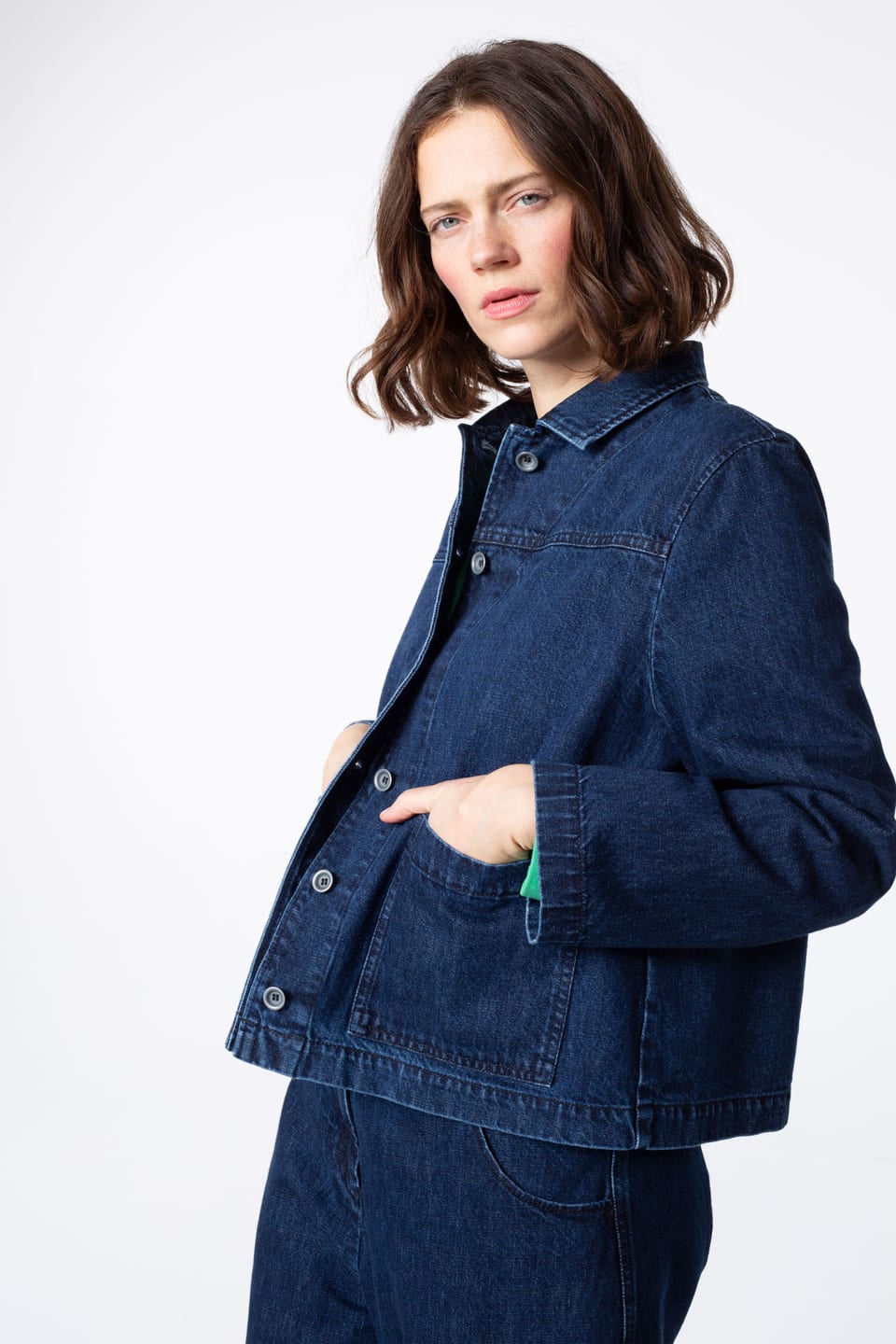 Jacket 403 wash - Cotton denim - 570DENIM - 60240710030