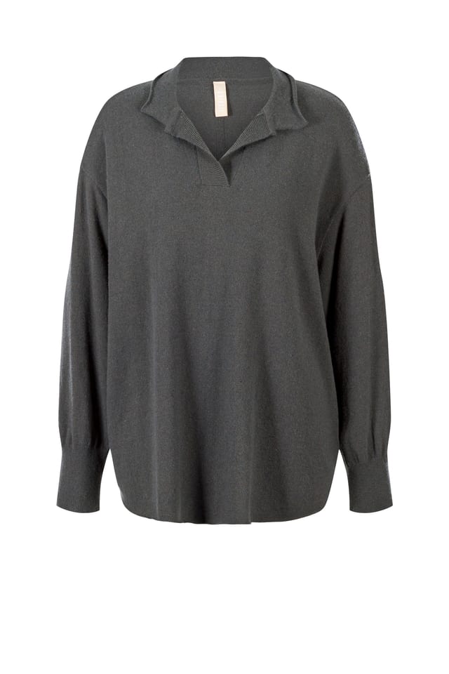 Pullover 420 - Woll-Viskose Mischung mit Kaschmir - 590JUNIPER - 60240713017