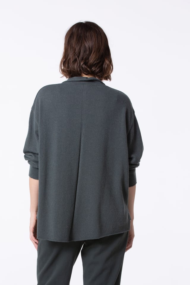 Pullover 420 - Wool viscose blend with cashmere - 590JUNIPER - 60240713017