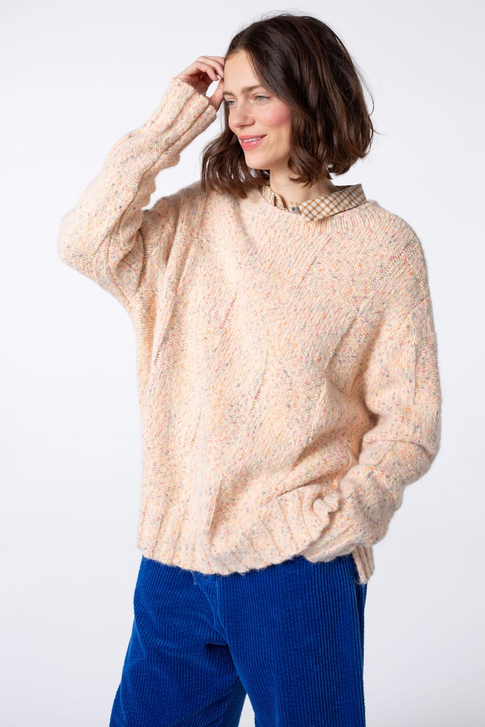 Pullover 421 - Cotton alpaca blend - 140BULB - 60240713018
