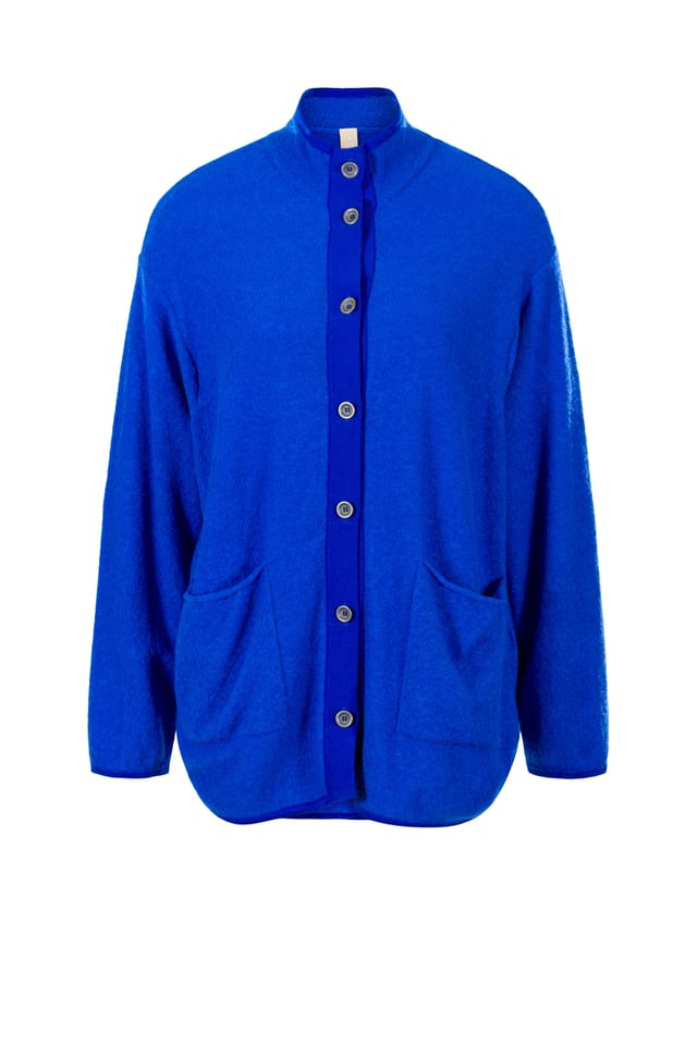 Jacket 401 - Bouclé virgin wool blend - 450SWEDEN - 60240713019