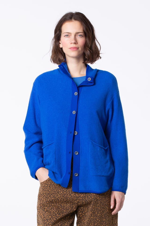 Bunda 401 - Směs panenské vlny Bouclé - 450SWEDEN - 60240713019