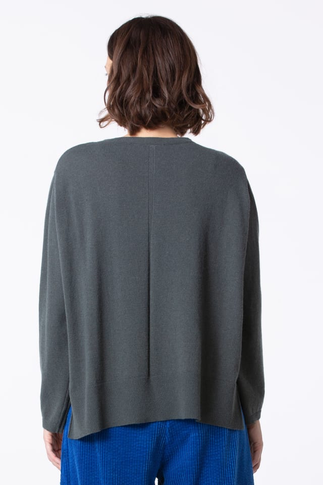Pullover 426 - Wool viscose blend with cashmere - 590JUNIPER - 60240713020
