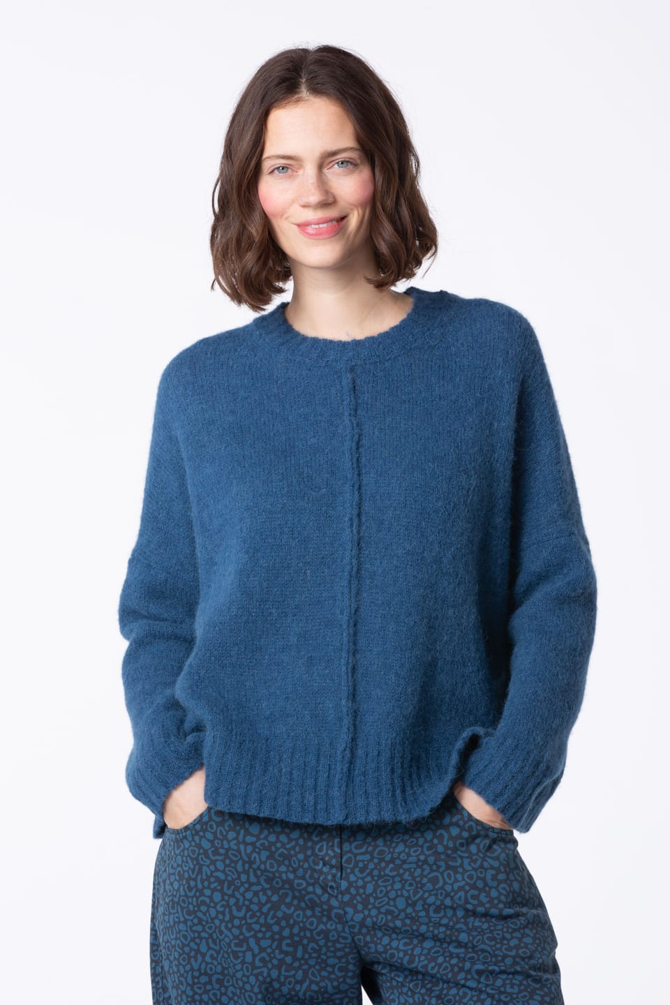 Pullover 427 - Alpaca virgin wool blend - 560INK - 60240713022