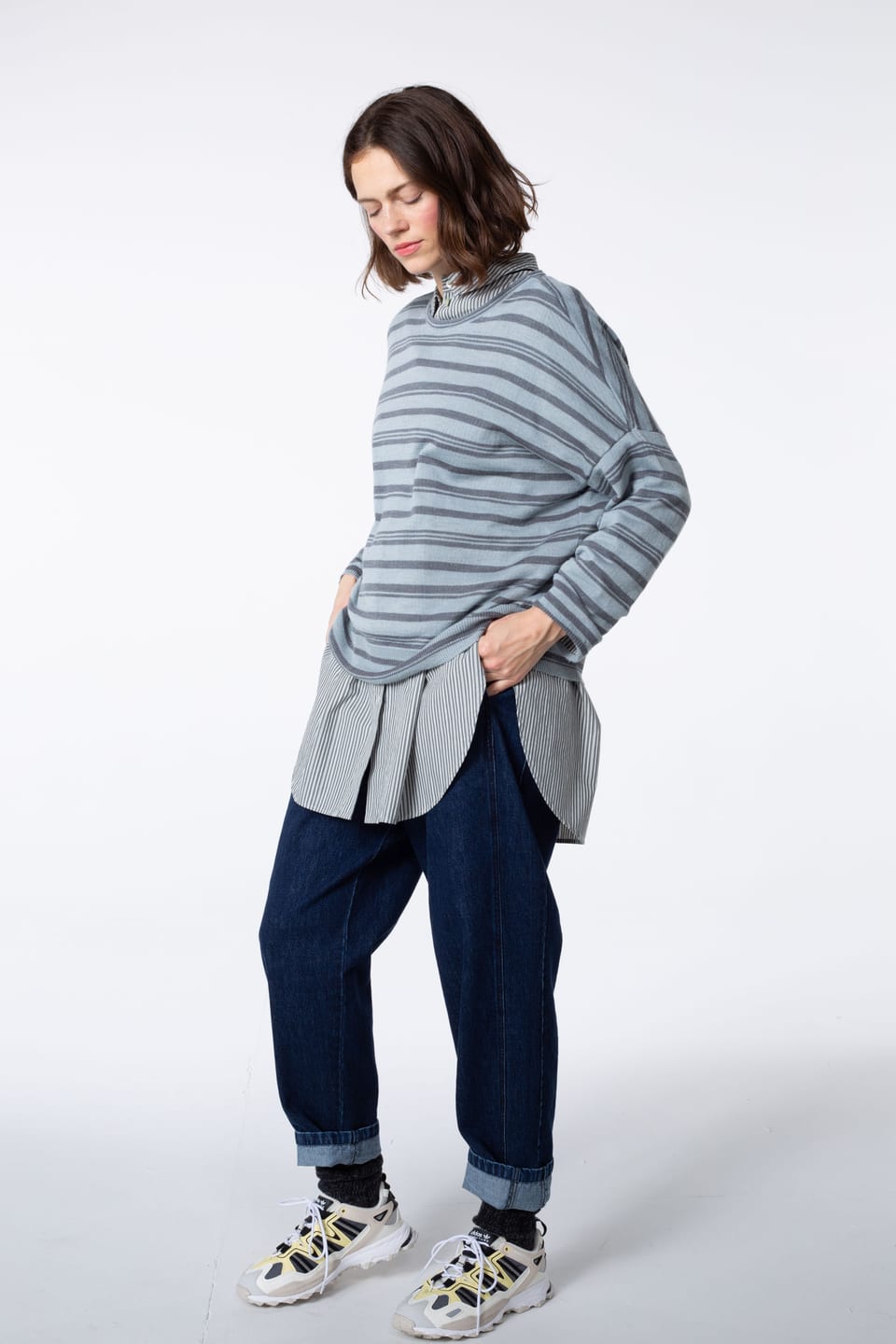Pullover 428 - Wolle-Leinen Mischung - 590JUNIPER - 60240713024