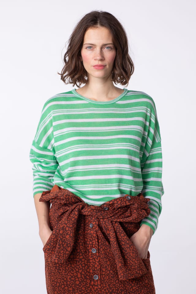 Pullover 428 - Wool linen blend - 640PLANTS - 60240713024