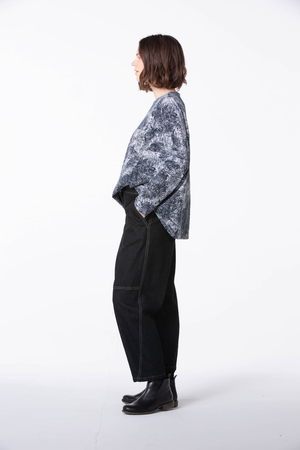 Trousers 415 wash - Black Denim - 990BLACK - 60240910039