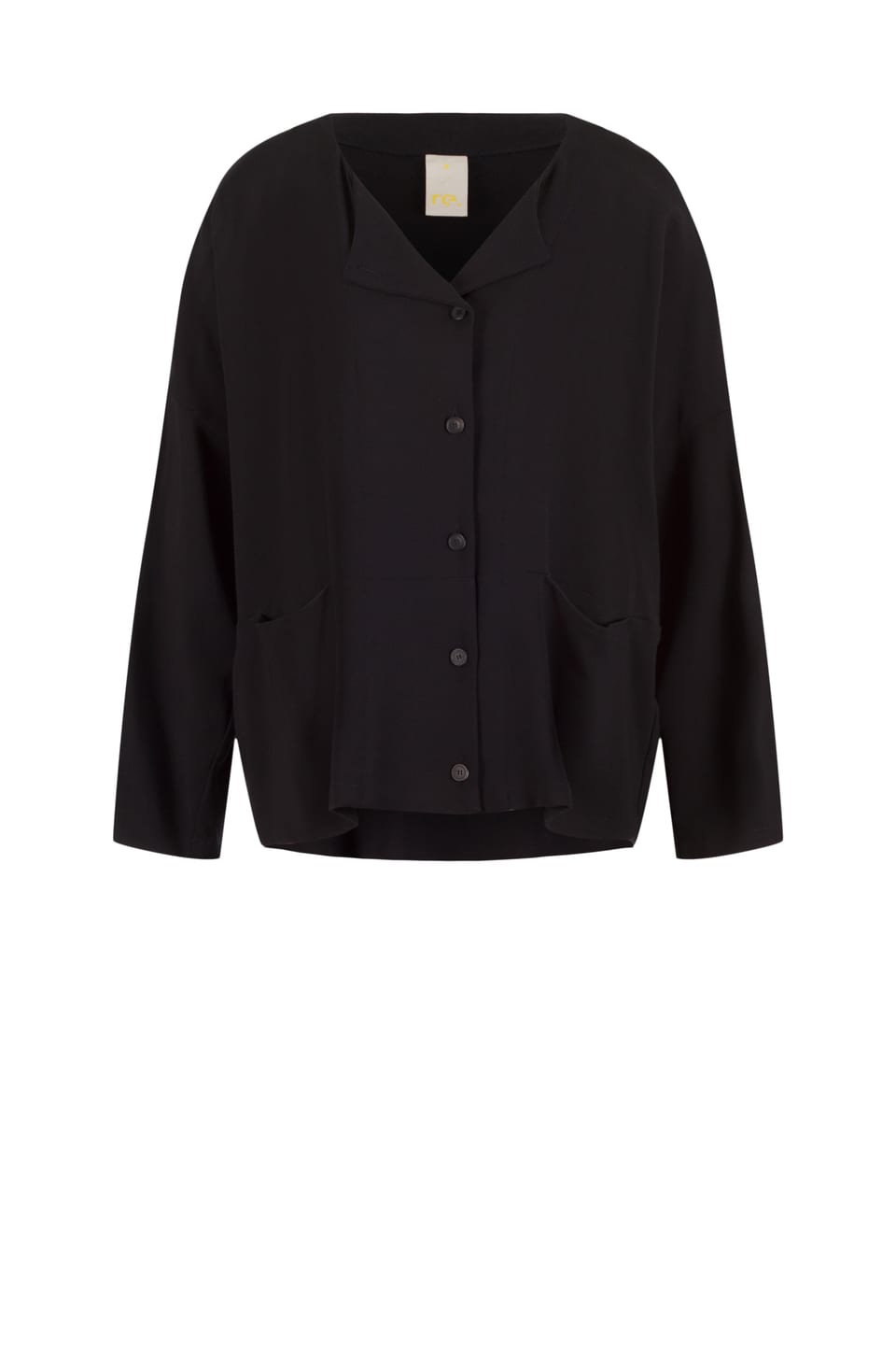 Jacket 423 - Viscose wool crepe - 990BLACK - 60240910040