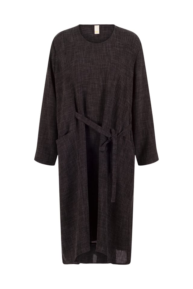 Kleid 410 - Bicolour Krepp - 990BLACK - 60240910044