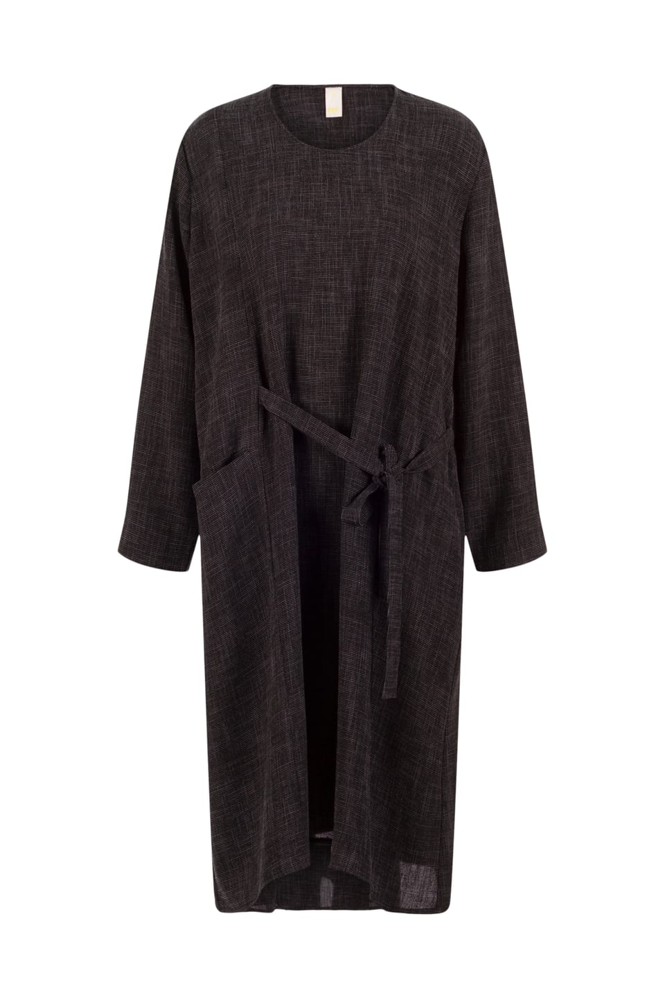 Šaty 410 - Dvoubarevný krep - 990BLACK - 60240910044