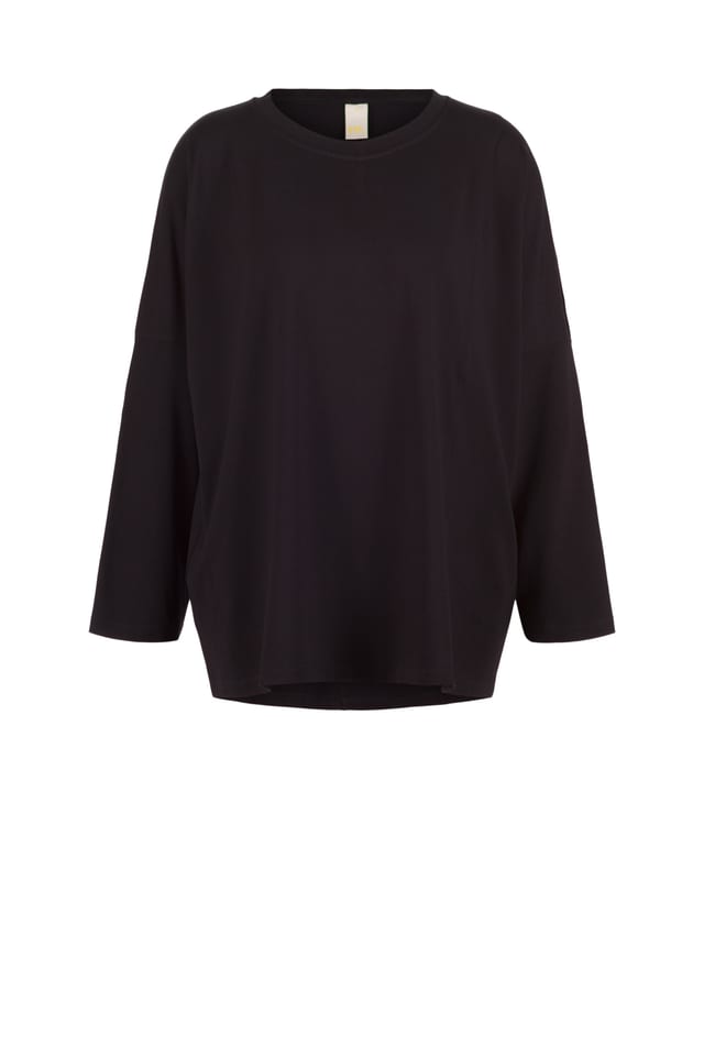 Pullover 424 - Feiner Jersey - 990BLACK - 60240910046
