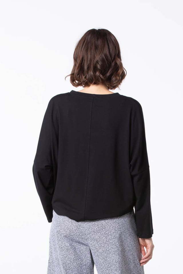 Pullover 424 - Fine jersey - 990BLACK - 60240910046