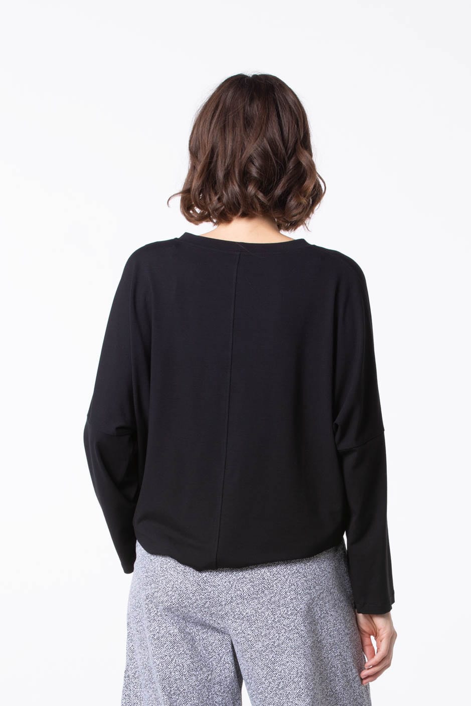 Pullover 424 - Fine jersey - 990BLACK - 60240910046
