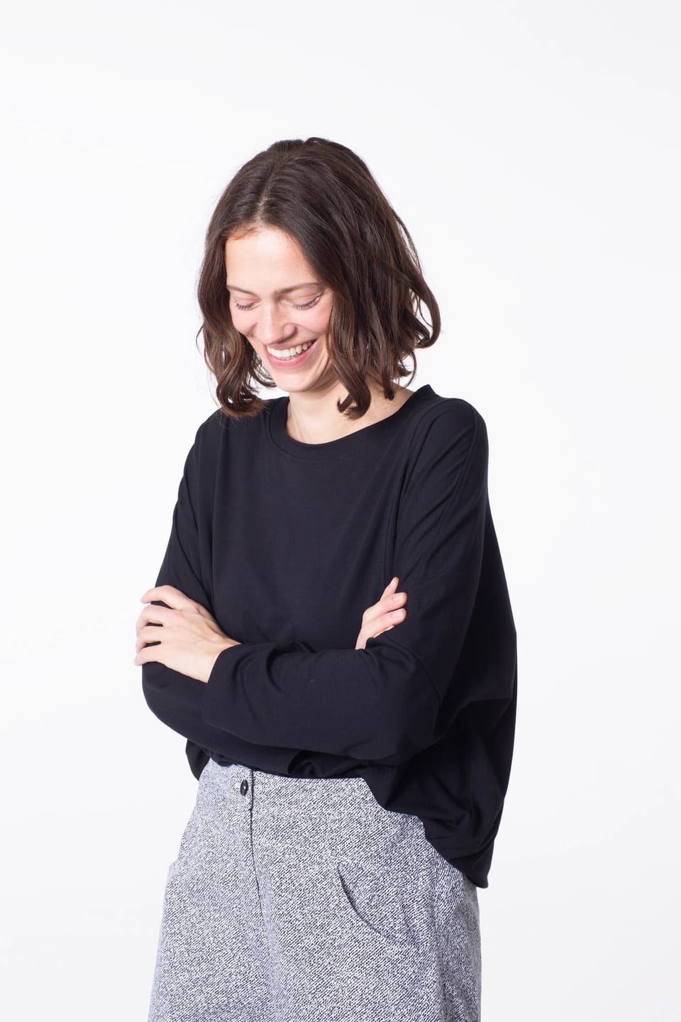 Pullover 424 - Fine jersey - 990BLACK - 60240910046