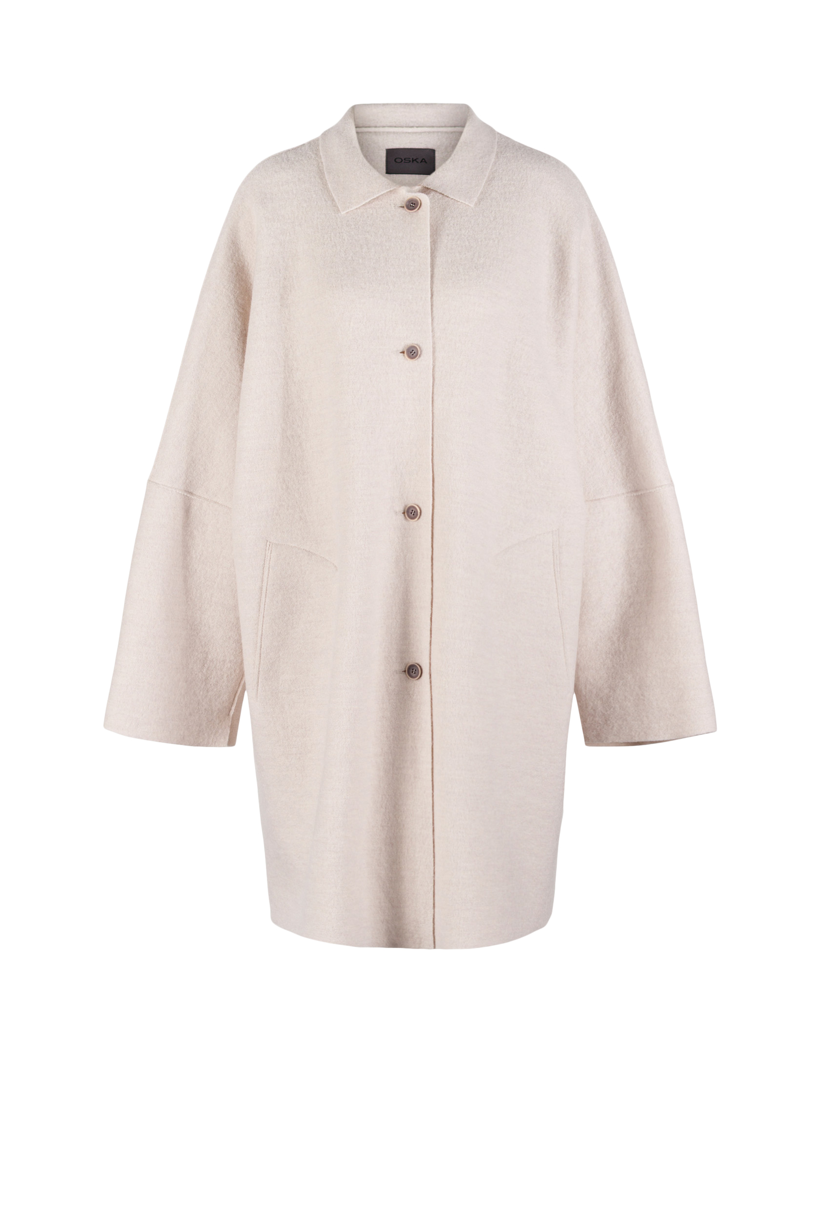 Outdoor jacket 502 Grey Premium OSKA boiled wool