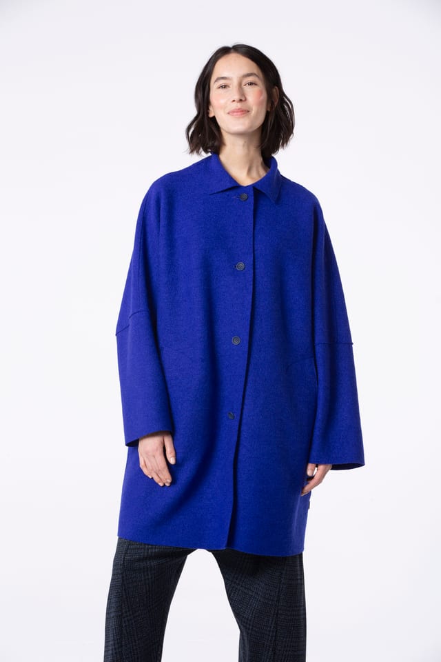 Outdoor jacket 502 - Premium OSKA boiled wool - 460CLEMATIS - 10250710045