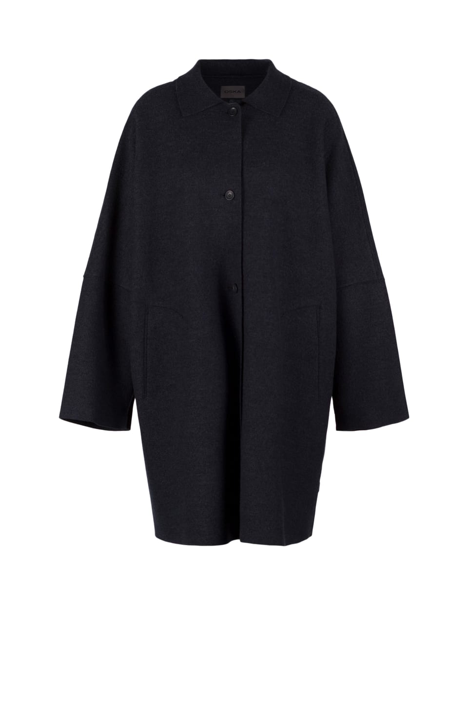Outdoor jacket 502 - Premium OSKA boiled wool - 490NAVY - 10250710045