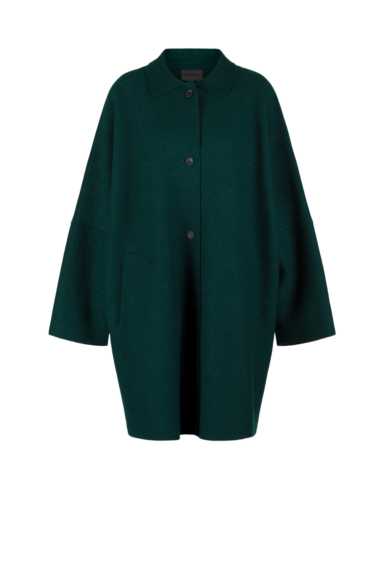 Outdoor jacket 502 Green Premium OSKA boiled wool