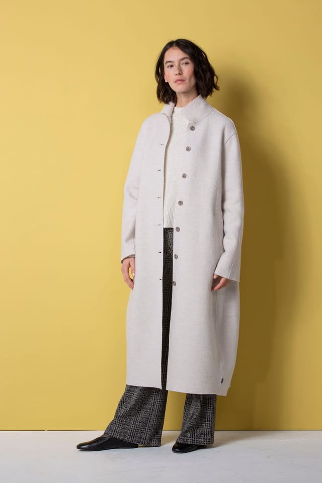 Coat 503 - Premium OSKA boiled wool - 120ECRU - 10250710046