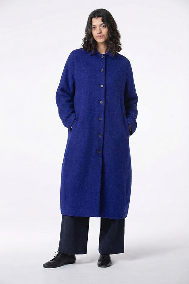 Coat 503 - Premium OSKA boiled wool - 460CLEMATIS - 10250710046