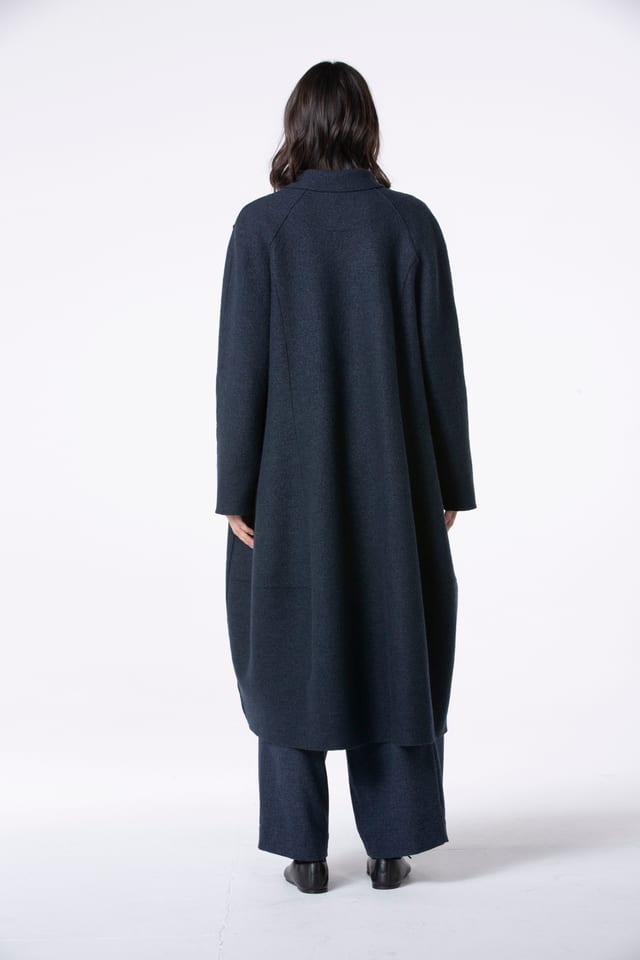 Coat 503 - Premium OSKA boiled wool - 490NAVY - 10250710046
