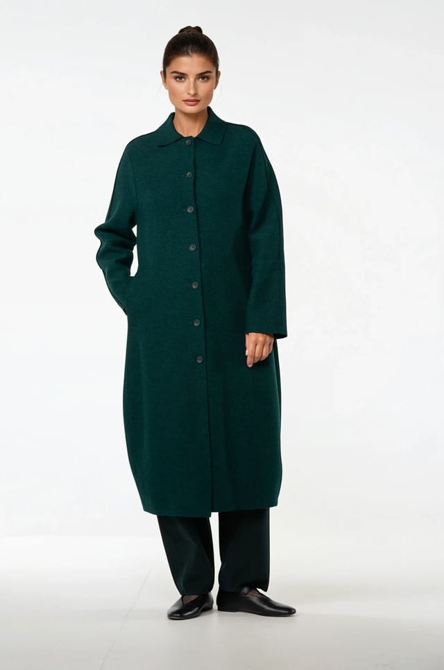 Coat 503 - Premium OSKA boiled wool - 680BOTTLE - 10250710046