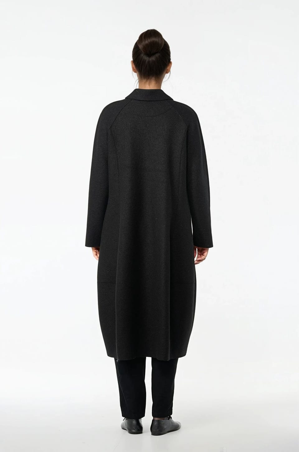 Coat 503 - Premium OSKA boiled wool - 990BLACK - 10250710046