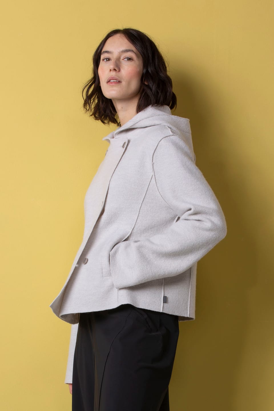 Jacket 505 - Premium OSKA boiled wool - 120ECRU - 10250710047