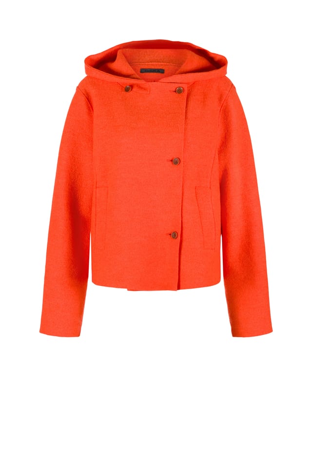 Jacket 505 - Premium OSKA boiled wool - 230ORANGE - 10250710047