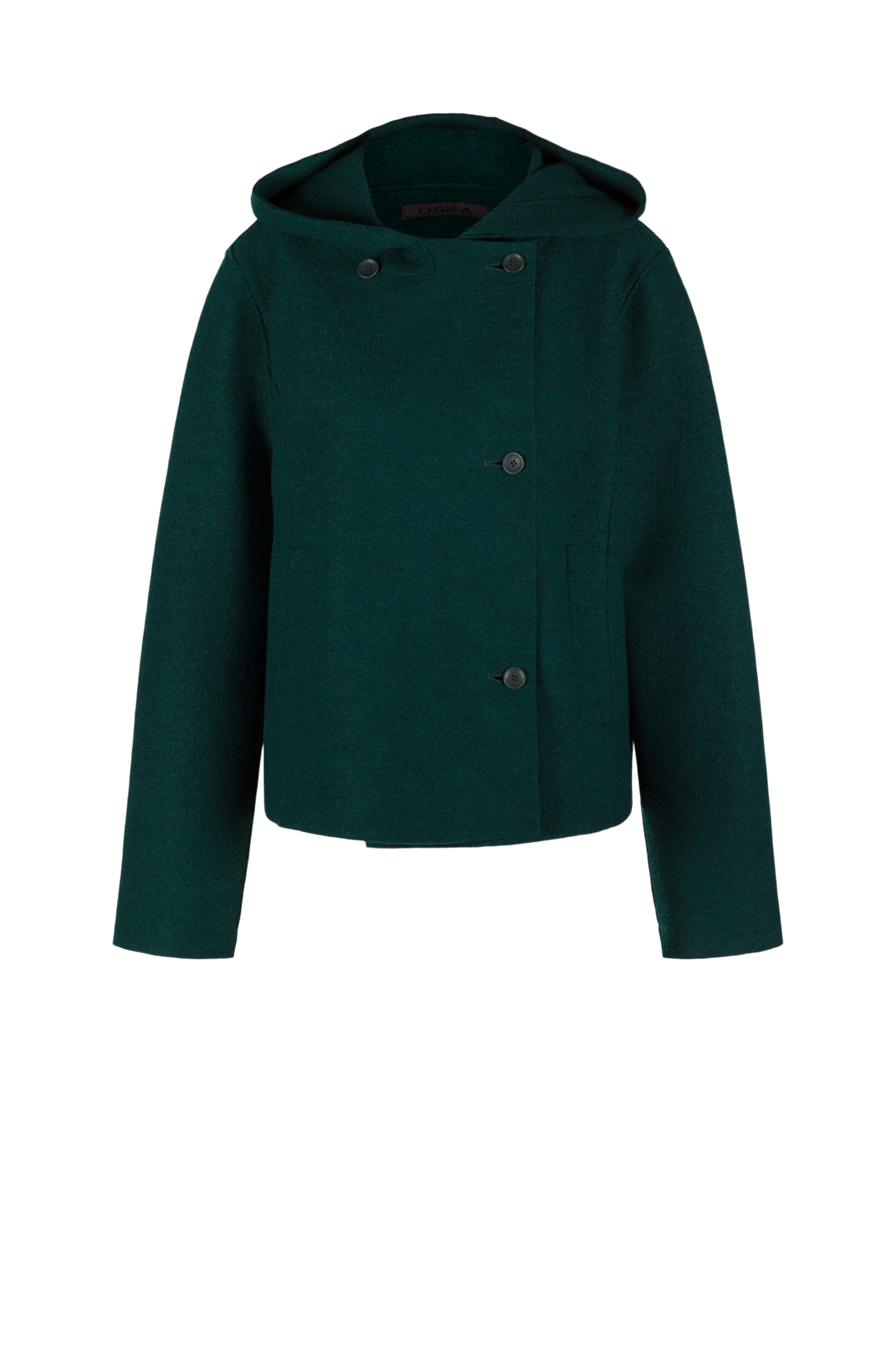 Jacket 505 Green Premium OSKA boiled wool