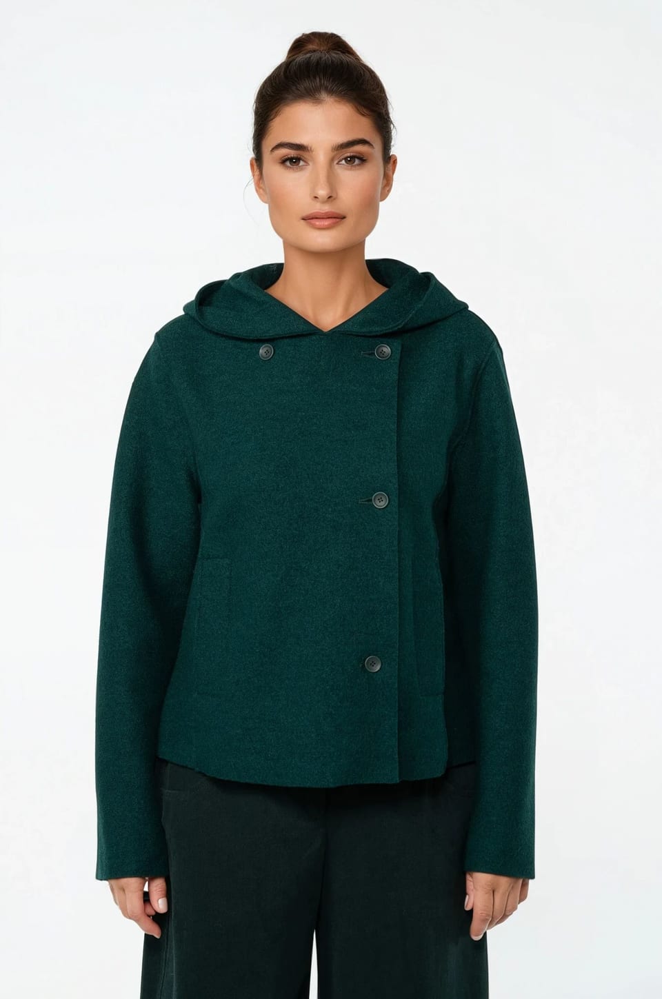 Jacket 505 - Premium OSKA boiled wool - 680BOTTLE - 10250710047