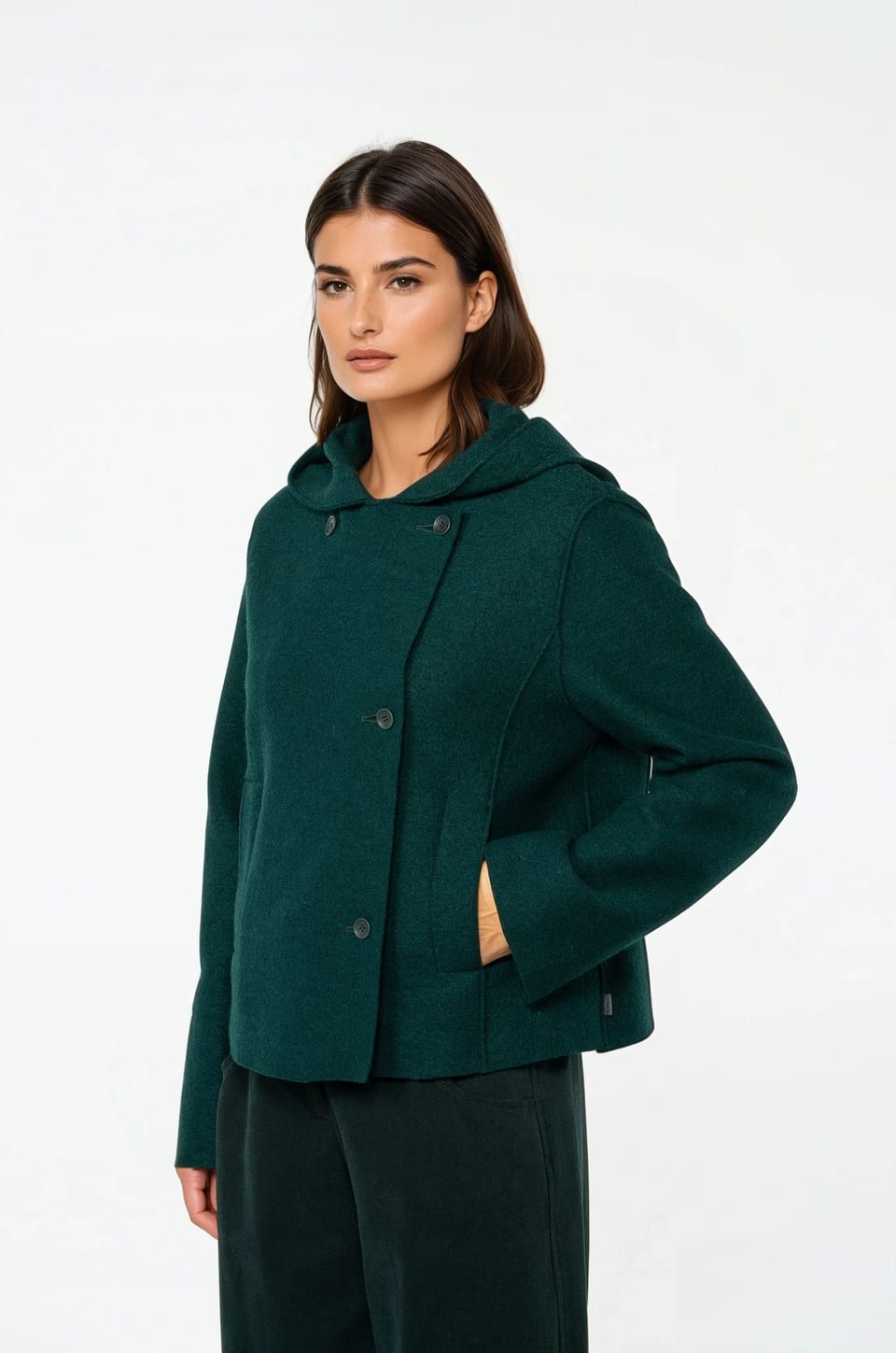 Jacket 505 - Premium OSKA boiled wool - 680BOTTLE - 10250710047