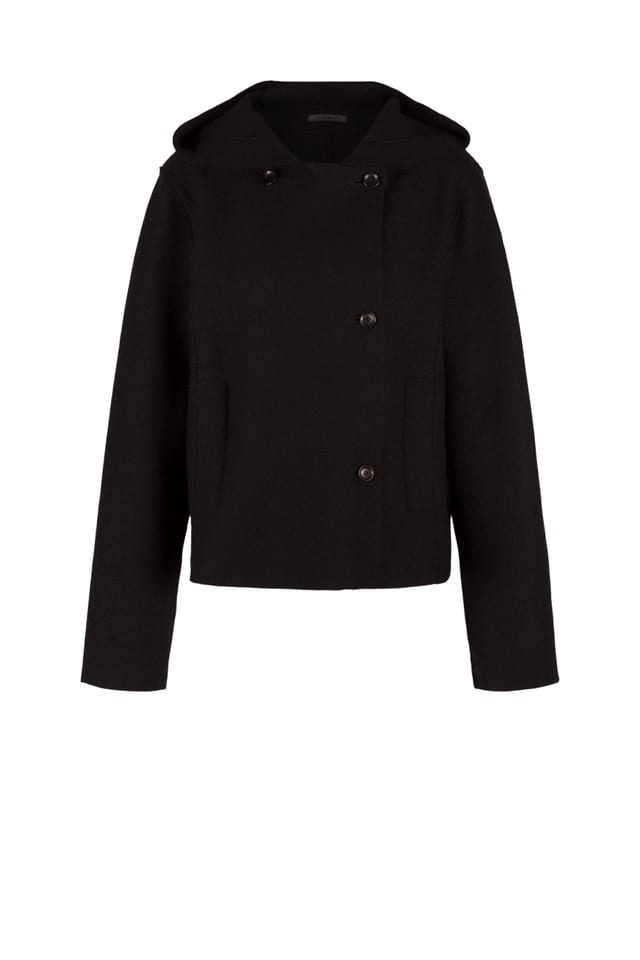 Jacket 505 - Premium OSKA boiled wool - 990BLACK - 10250710047