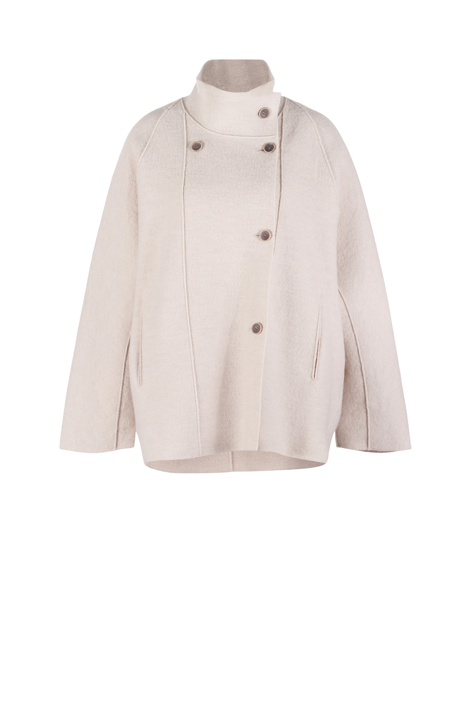 Outdoor jacket 503 Grey Premium OSKA boiled wool