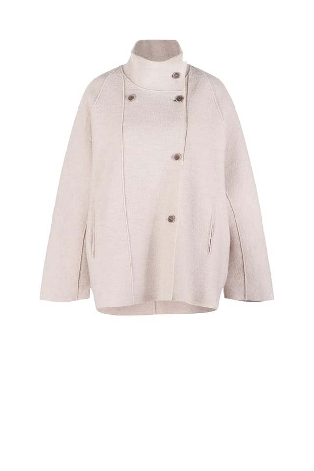 Outdoor jacket 503 - Premium OSKA boiled wool - 120ECRU - 10250710048