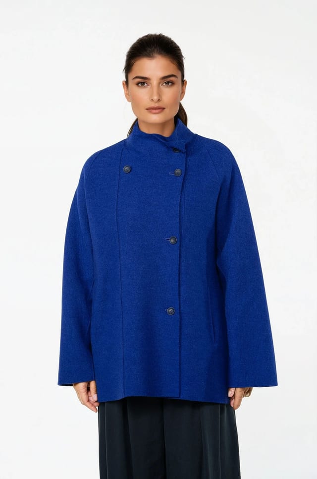Outdoor jacket 503 - Premium OSKA boiled wool - 460CLEMATIS - 10250710048