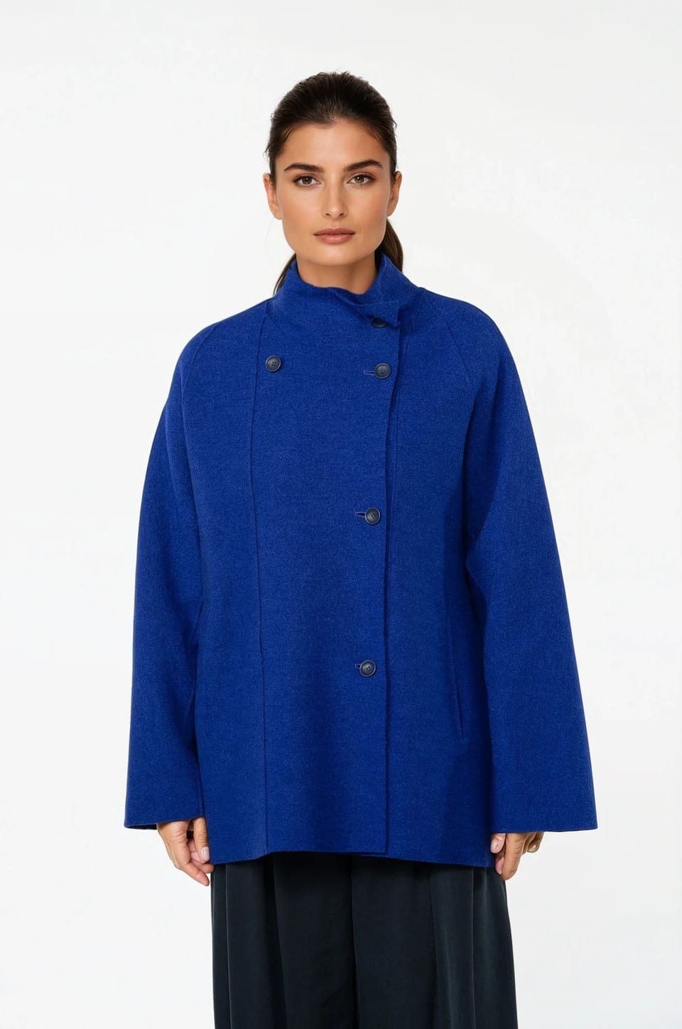 Outdoor jacket 503 - Premium OSKA boiled wool - 460CLEMATIS - 10250710048
