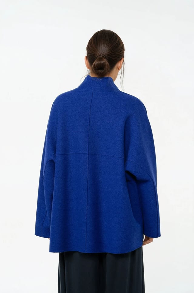 Outdoor jacket 503 - Premium OSKA boiled wool - 460CLEMATIS - 10250710048
