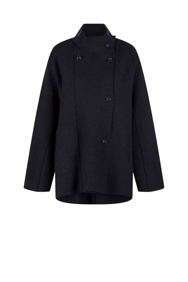 Outdoor jacket 503 - Premium OSKA boiled wool - 490NAVY - 10250710048
